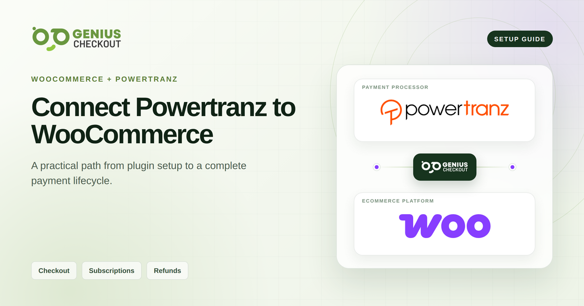 Guide to connecting Powertranz and WooCommerce through Genius Checkout